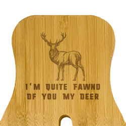 Deer Bamboo Salad Mixing Hand (Personalized)