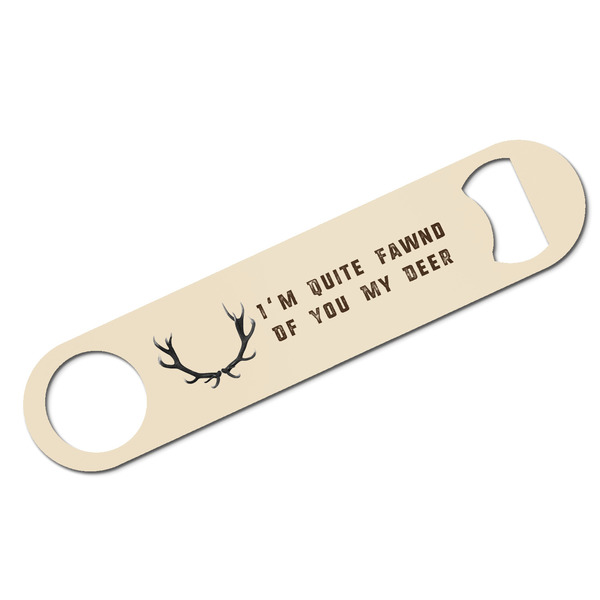 Custom Deer Bar Bottle Opener w/ Name or Text