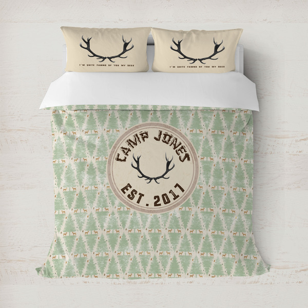Custom Deer Duvet Cover (Personalized)