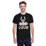Deer T-Shirt - Black - Small (Personalized)
