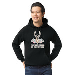 Deer Hoodie - Black - Small (Personalized)