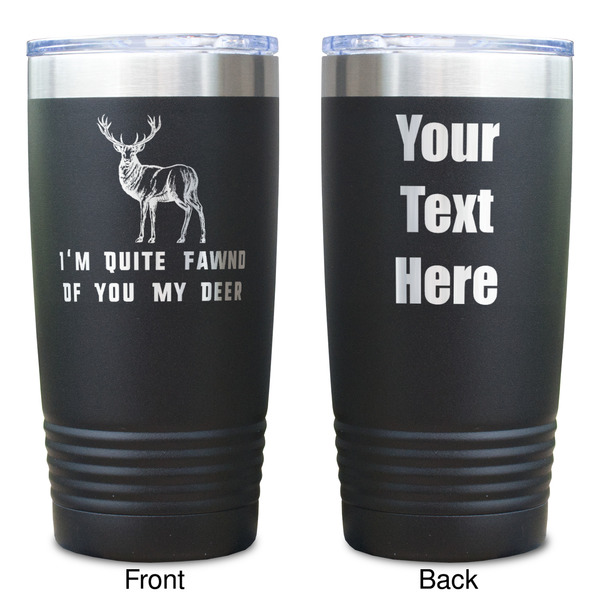 Deer Black Polar Camel Tumbler - 20oz - Double Sided  - Approval