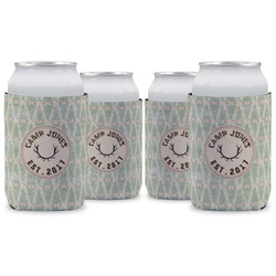 Deer Can Cooler (12 oz) - Set of 4 w/ Name or Text