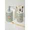 Deer Ceramic Bathroom Accessories - LIFESTYLE (toothbrush holder & soap dispenser)