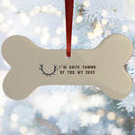Deer Ceramic Dog Ornament w/ Name or Text