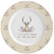 My Deer Ceramic Plate w/Rim