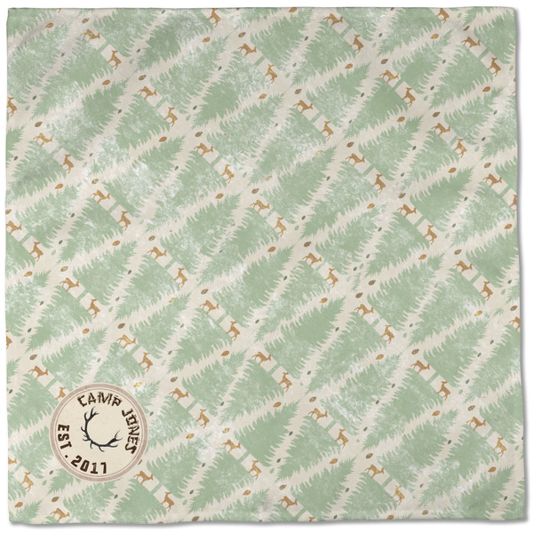 Deer Cloth Napkins - Personalized Dinner (Full Open)