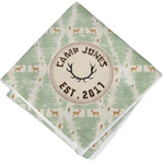 Deer Cloth Cocktail Napkin - Single w/ Name or Text