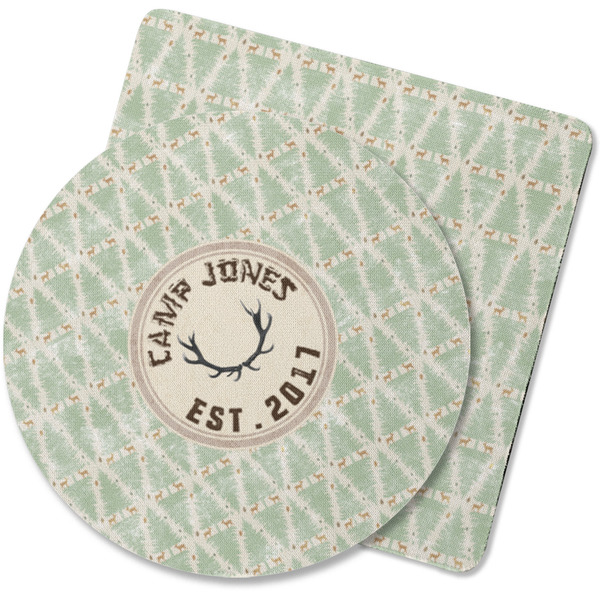 Custom Deer Rubber Backed Coaster (Personalized)