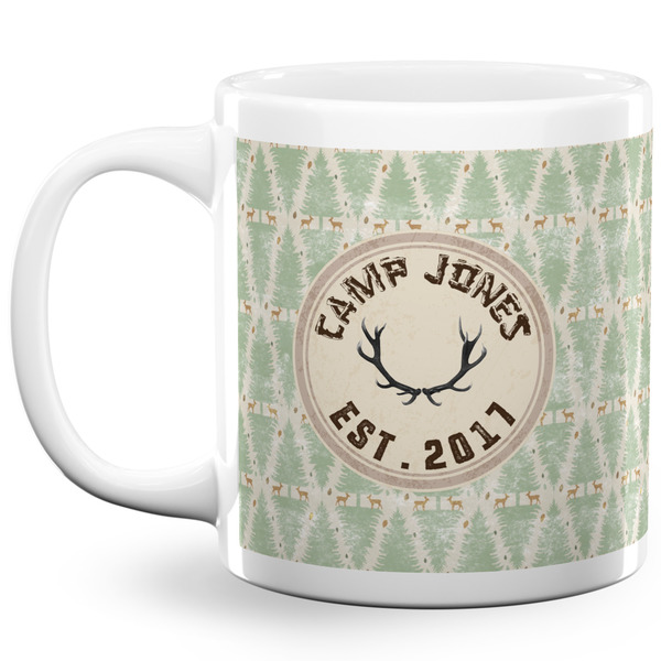 Deer Coffee Mug - 20 oz - White