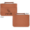 Deer Cognac Leatherette Bible Covers - Small Single Sided Apvl