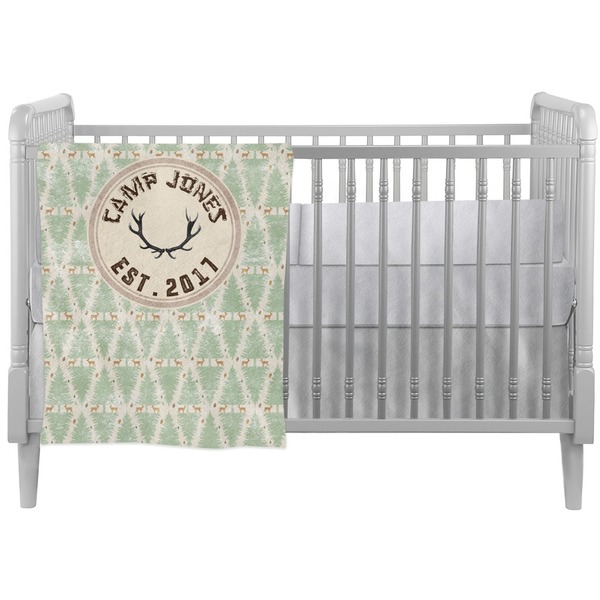 Custom Deer Crib Comforter / Quilt (Personalized)
