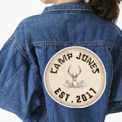 Deer Twill Iron On Patch - Custom Shape - 3XL (Personalized)