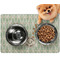 Deer Dog Food Mat - Small w/ Name or Text