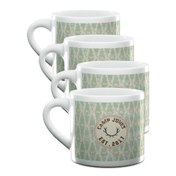 Deer Double Shot Espresso Cups - Set of 4 (Personalized)