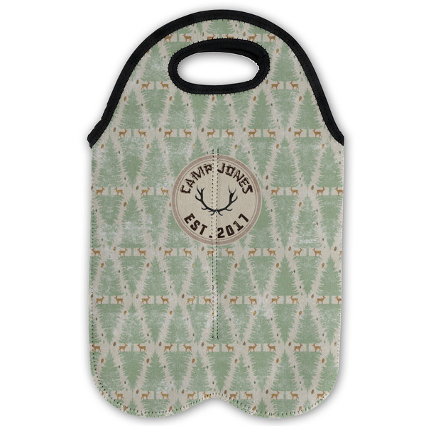 Deer Double Wine Tote - Flat (new)