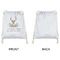 Deer Drawstring Backpacks - Sweatshirt Fleece - Single Sided - APPROVAL