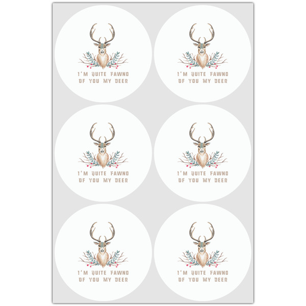 Deer Drink Topper - Large - Set of 6