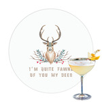 Deer Printed Drink Topper (Personalized)