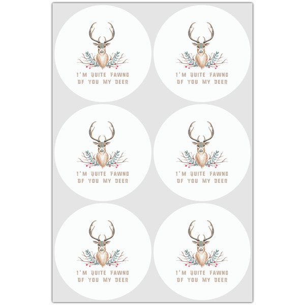 Deer Drink Topper - XLarge - Set of 6
