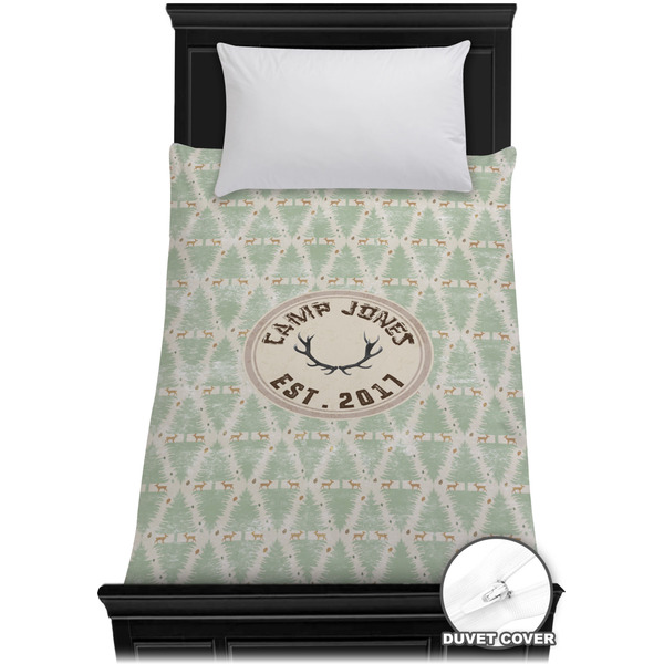 Custom Deer Duvet Cover - Twin XL (Personalized)