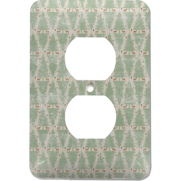 Custom Deer Electric Outlet Plate
