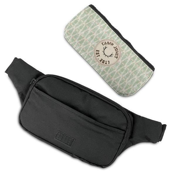 Deer Fanny Packs - FLAT (flap off)