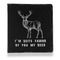 Deer Leather Binder - 1" - Black (Personalized)