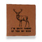 Deer Leather Binder - 1" - Rawhide (Personalized)