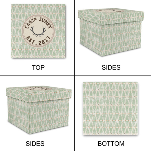 Deer Gift Boxes with Lid - Canvas Wrapped - Medium - Approval