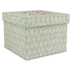 Deer Gift Box with Lid - Canvas Wrapped - X-Large (Personalized)