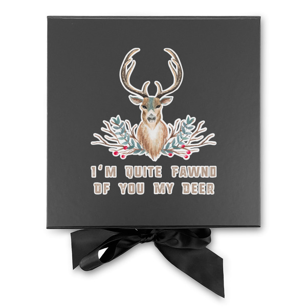 Deer Gift Boxes with Magnetic Lid - Black - Approval