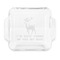 Deer Glass Cake Dish - FRONT (8x8)