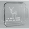Deer Glass Cake Dish - 8in x 8in (Personalized)