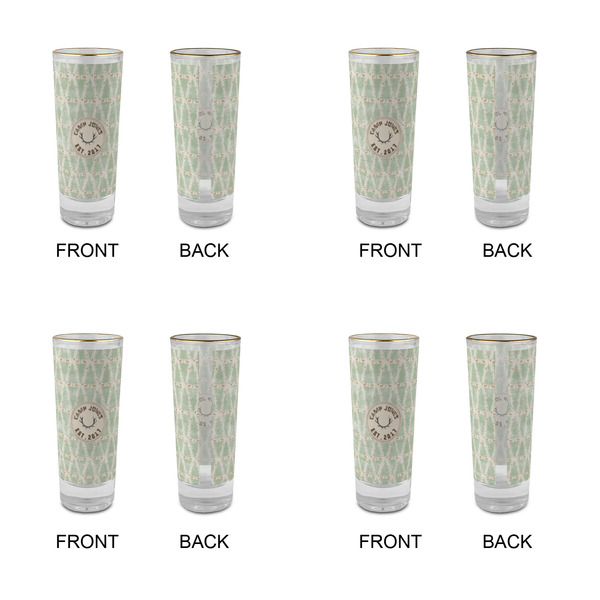 Deer Glass Shot Glass - 2 oz - Set of 4 - APPROVAL