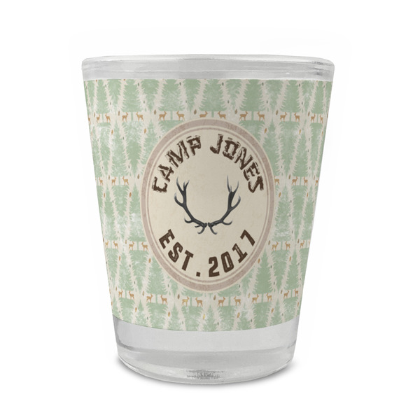 Custom Deer Glass Shot Glass - 1.5 oz - Single (Personalized)