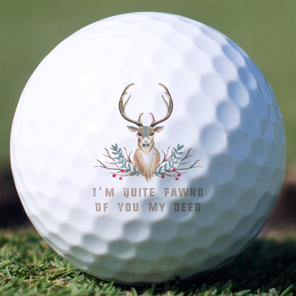 Custom Deer Golf Balls - Titleist Pro V1 - Set of 12 (Personalized)