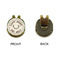 Deer Golf Ball Hat Clip Marker - Apvl - GOLD