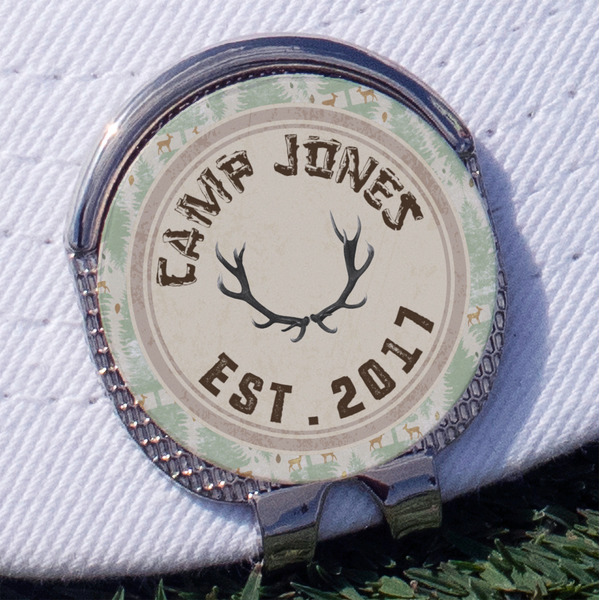 Custom Deer Golf Ball Marker - Hat Clip