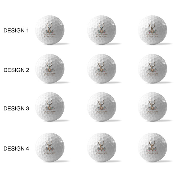 Deer Golf Balls - Generic - Set of 12 - APPROVAL