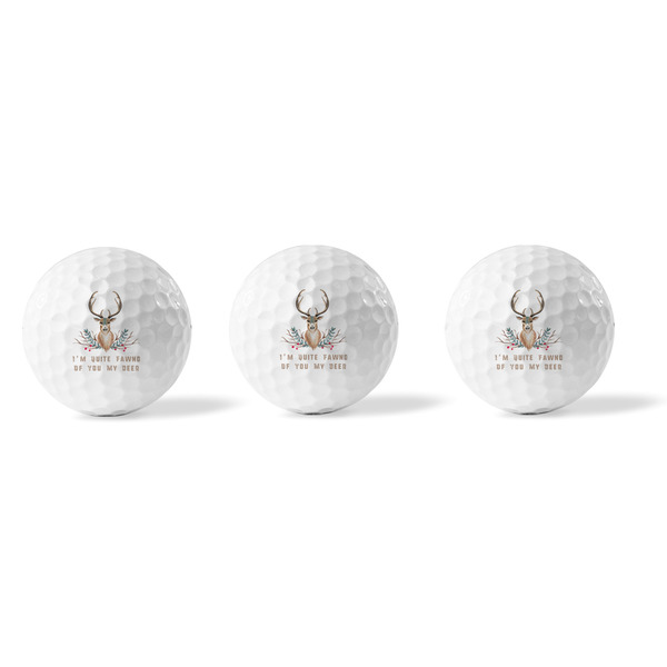 Deer Golf Balls - Generic - Set of 3 - APPROVAL