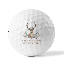 Deer Personalized Golf Ball - Titleist Pro V1 - Set of 12 (Personalized)