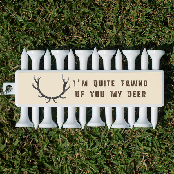 Custom Deer Golf Tees & Ball Markers Set (Personalized)