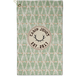 Deer Golf Towel - Poly-Cotton Blend - Small w/ Name or Text