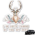 Deer Graphic Car Decal (Personalized)