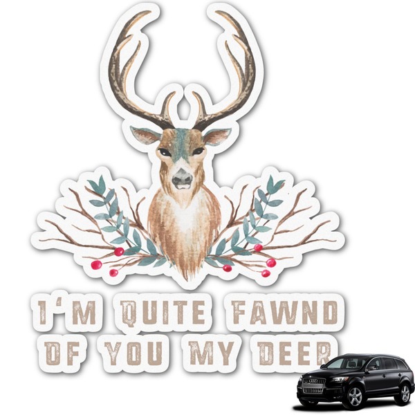 Custom Deer Graphic Car Decal (Personalized)