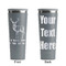 Deer Grey RTIC Everyday Tumbler - 28 oz. - Front and Back