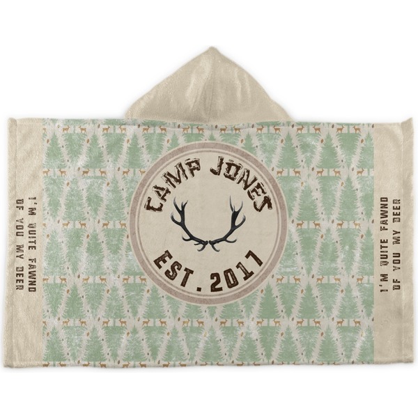 Custom Deer Kids Hooded Towel (Personalized)