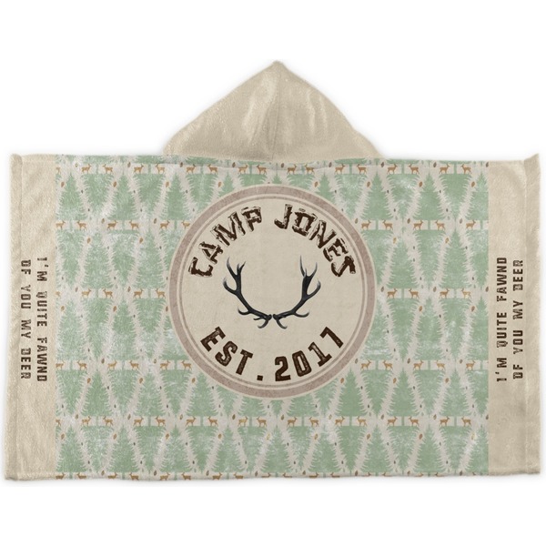 Custom Deer Kids Hooded Towel (Personalized)