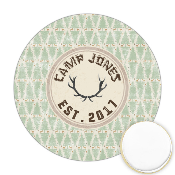 Custom Deer Printed Cookie Topper - 2.5" (Personalized)